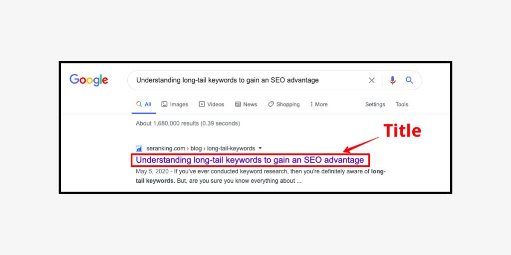 Title Tag in SEO